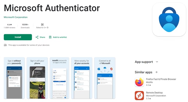 Microsoft Authenticator